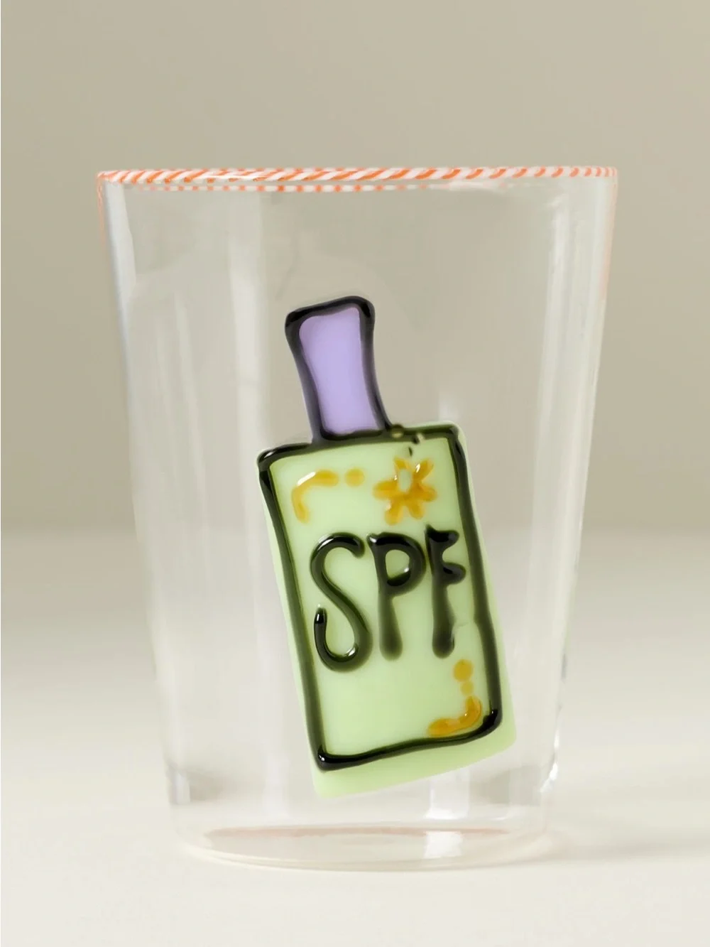 Anthropologie Poolside Juice Glass